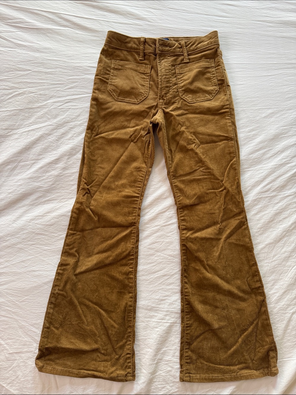 Girls Gap Corduroy Flare Pants in Brown